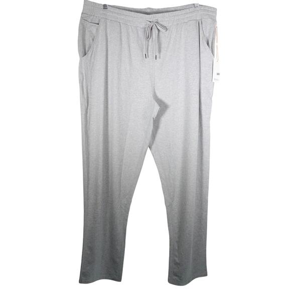 New Quince Flowknit Performance Pant Heather Pale Gray Men’s XXL Athleisure - Picture 4 of 13